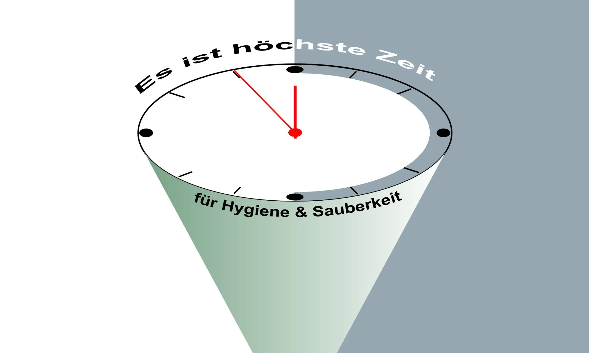 Grafik - Es ist höchste Zeit für Hygiene und Sauberkeit